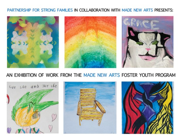Made New Arts, Foster Kids and Art, Art Programs to empower kids in the foster system, Adopt kids, Partnership for Strong Families,