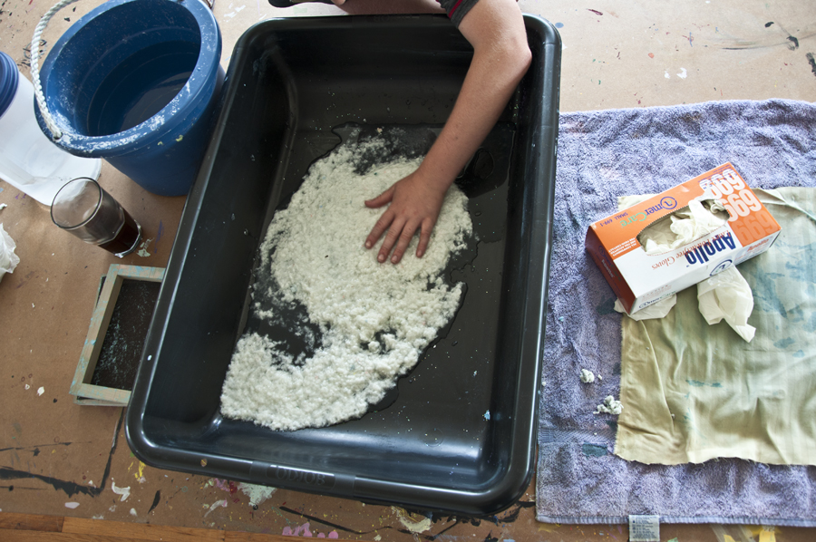 Made New Arts, Paper Making, Jessi Hamilton, Art and Community, Alachua County Art and Kids, Foster Youth Program